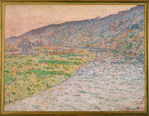 Řeka Ruhr u Herdecke (malba na plátně) od Christian Rohlfs