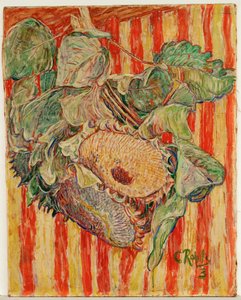 Slunečnice (malba na plátně) od Christian Rohlfs