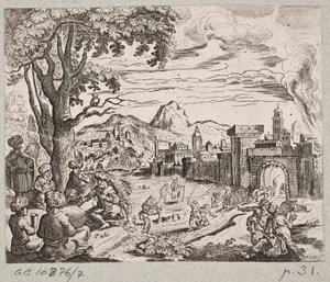 Ilustrace k Adamu Oleariusovi, „Perský Rosenthal od geniálního básníka Schich Saadi […]“, Schleswig 1660 od Christian Rothgiesser