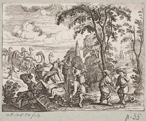 Ilustrace k Adamu Oleariusovi, „Perský Rosenthal od geniálního básníka Schich Saadi […]“, Schleswig 1660 od Christian Rothgiesser