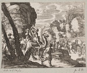 Ilustrace k Adamu Oleariusovi, „Perský Rosenthal od geniálního básníka Schich Saadi […]“, Schleswig 1660
