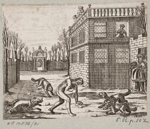 Ilustrace k Adamu Oleariusovi, „Perský Rosenthal od geniálního básníka Schich Saadi […]“, Schleswig 1660 od Christian Rothgiesser