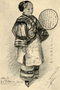 Me-J - dcera mandarinky, Hankow, Čína, 1898. od Christian Wilhelm Allers