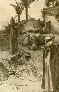 Na březích Nilu v Káhiře, 1898. od Christian Wilhelm Allers