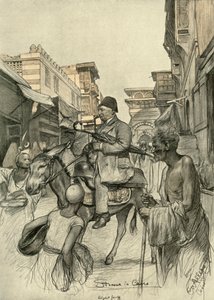 Ulice v Káhiře, 1898. od Christian Wilhelm Allers