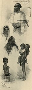 Studie lidí, Cejlon, 1898. od Christian Wilhelm Allers