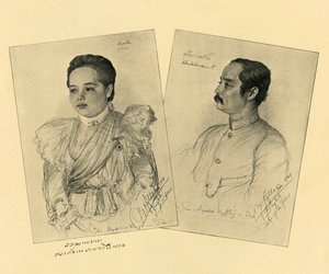 Král a královna Siamu, 1898. od Christian Wilhelm Allers