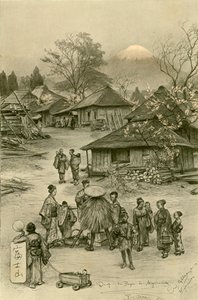 Fuji, Miyanoshita, Japonsko, 1898. od Christian Wilhelm Allers