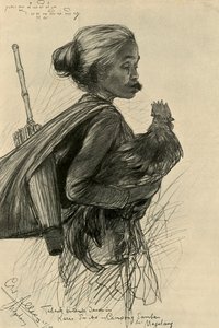 Žena žvýkací tabák, Magelang, Java, 1898.