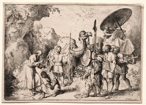 Jáhen Filip křtí eunucha