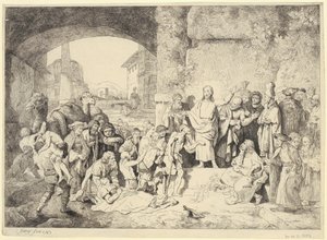 Velké uzdravení nemocných od Christian Wilhelm Ernst Dietrich
