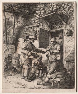 Podomní obchodník od Christian Wilhelm Ernst Dietrich
