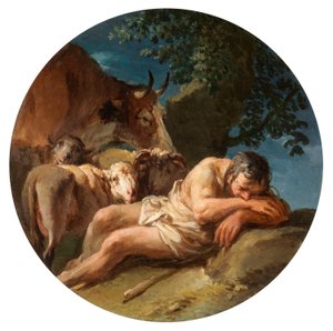 Spící pastýř od Christian Wilhelm Ernst Dietrich
