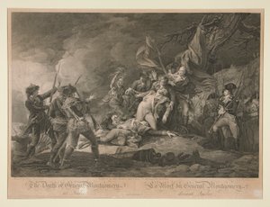Smrt generála Montgomeryho z Quebecu od Christian Wilhelm Ketterlinus