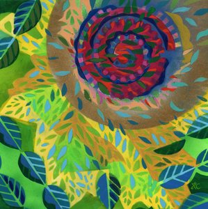 Meditace 11, c. 2017 (akryl na desce)