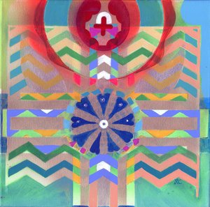 Meditace 30, cca 2017 (akryl na plátně)