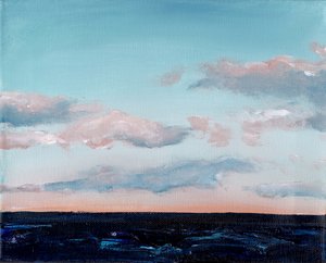 Pastelový oceánský horizont od Christine Lindstrom