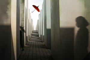 Berlínský pamětní deštník od Christine von Diepenbroek