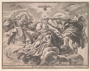 Korunovace Marie od Christoffel Jegher