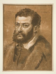Portrét vousatého muže od Christoffel Jegher