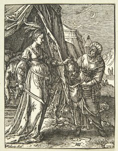 Judith s hlavou Holoferna od Christoffel van