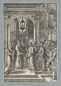 Kristus pro Annáše od Christoffel van Sichem (II)