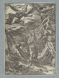 Vyhnání z ráje od Christoffel van Sichem (II)