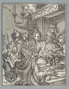 Svátek Belšazar od Christoffel van Sichem (II)