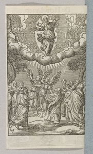 Nanebevstoupení Krista od Christoffel van Sichem (II)