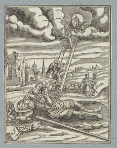 Jakubův žebřík od Christoffel van Sichem (II)