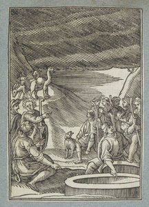 Josef je vhozen do studny od Christoffel van Sichem (II)