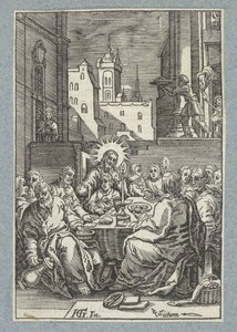 Poslední večeře od Christoffel van Sichem (II)
