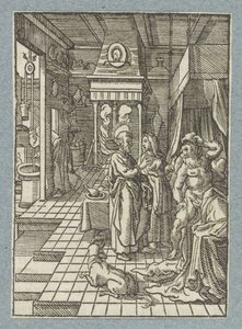 Petr zabije Aenea od Christoffel van Sichem (II)