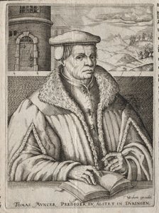 Portrét Thomase Munzera, 1609. od Christoffel van Sichem
