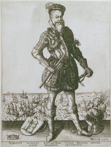 Robert Dudley od Christoffel van the Elder Sichem