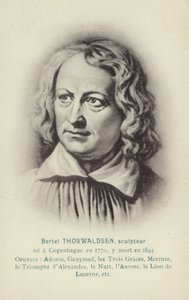 Bertel Thorvaldsen, dánský sochař od Christoffer Wilhelm Eckersberg