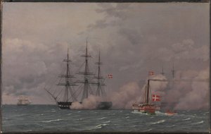 Kodaňský přístav 1. května 1832 od Christoffer Wilhelm Eckersberg
