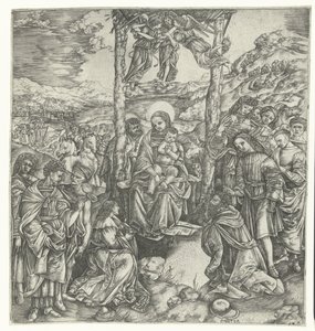 Klanění králů od Christoforo di Michele Robetta