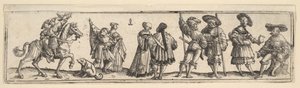 Lansquenets a dámy, 1531.