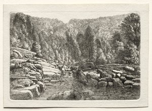Voda v horách, c. 1790-1800.
