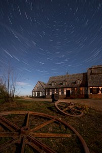 Star Trails – venkovský dům