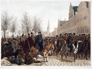 Kozáci v Hamburku, 18. března 1813 - Suhr, Christoph