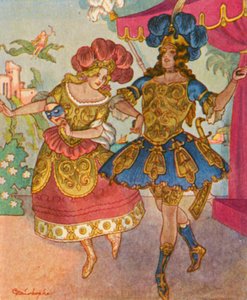Ballett Und Oper / Balet a opera (barevná litografie)