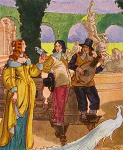 Lustgarten / Pleasure Garden (barevná litografie)