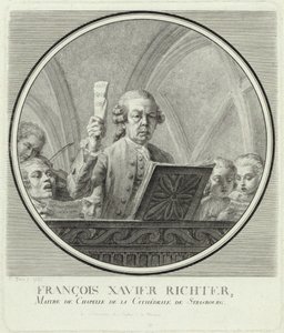 Portrét skladatele Franze Xavera Richtera 1709-1789, 1785.