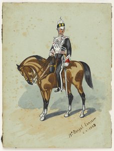 13th Bengal Lancers, cca 1914 od Christopher Clark
