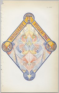 Umění dekorativního designu: s dodatkem uvádějícím hodiny dne, kdy se květiny otevírají, vydalo Day & Son, Londýn, 1862 od Christopher Dresser
