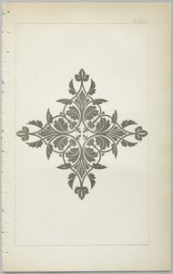 Umění dekorativního designu: s dodatkem uvádějícím hodiny dne, kdy se květiny otevírají, vydalo Day & Son, Londýn, 1862 od Christopher Dresser