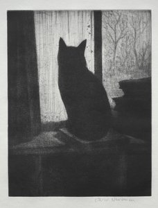 Kočka od Christopher Richard Wynne Nevinson