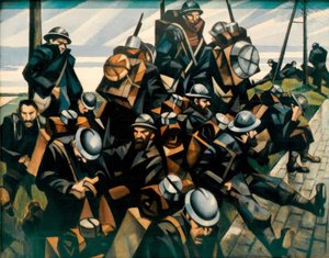 Vojska odpočívající od Christopher Richard Wynne Nevinson